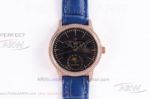 VC Factory Vacheron Constantin Patrimony 316L Rose Gold Diamond Case Black Moonphase Dial 32mm Women's Watch